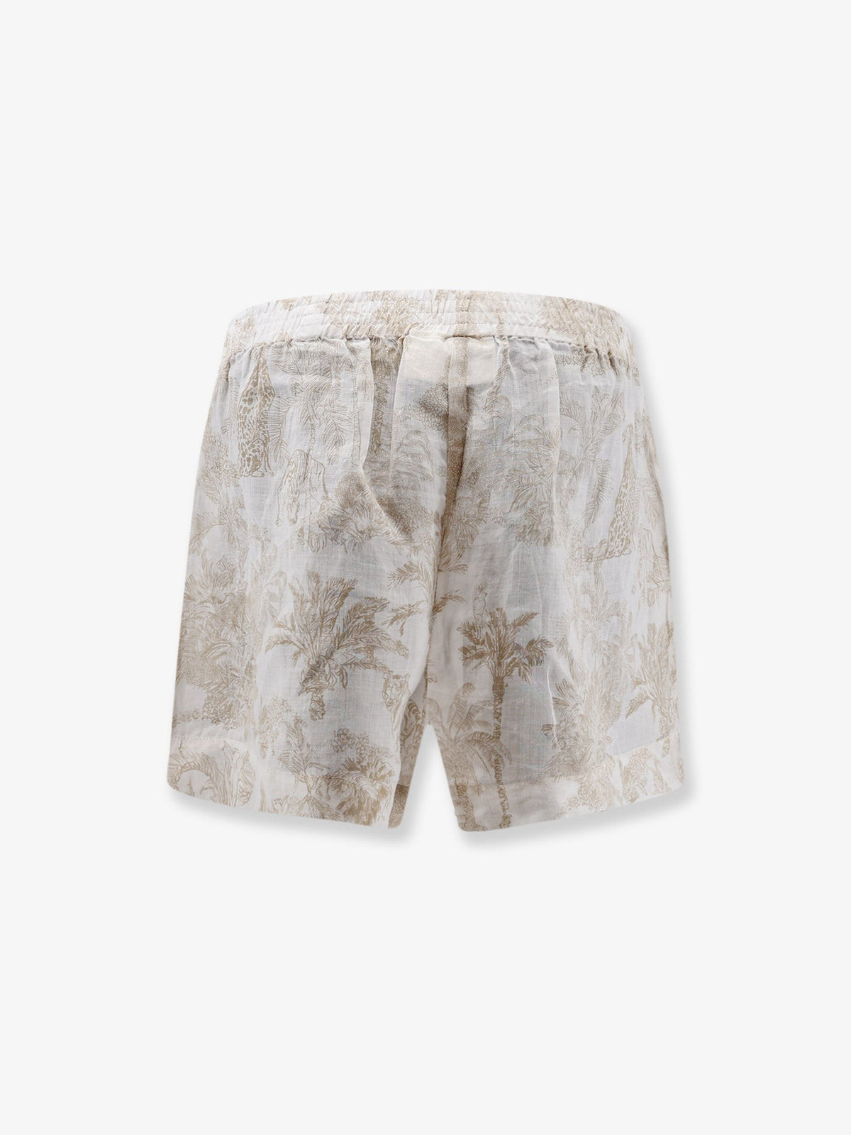 Mc2 Saint Barth Women's Maeve Ramie Shorts Blue, view 2