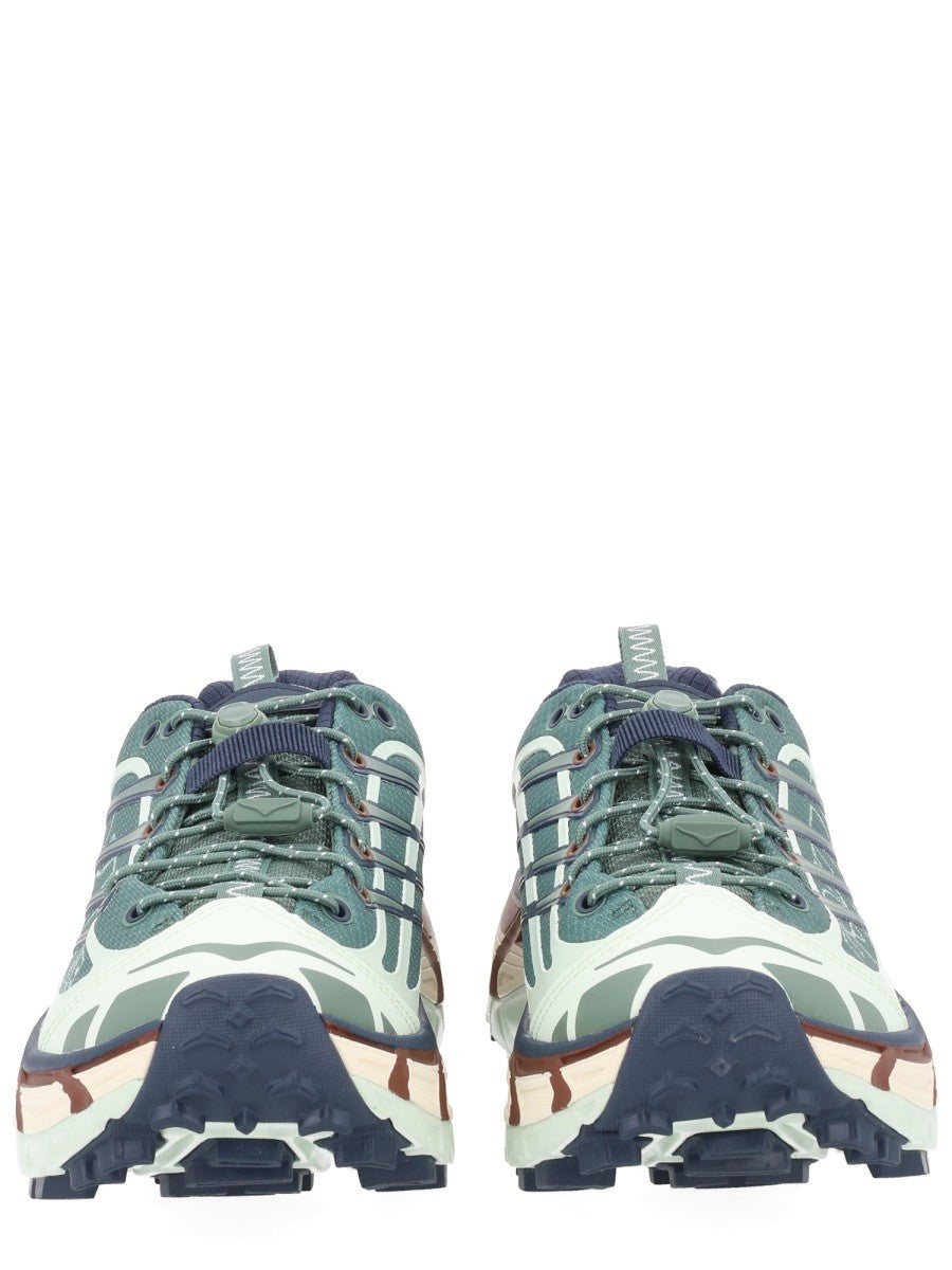 Hoka Unisex Mafate THREE2 Wordmark Sneaker Green