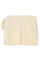 Magda Butrym Women's Denim Miniskirt Beige, view 3