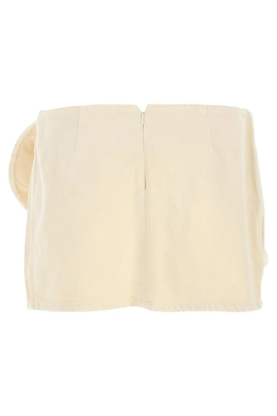 Magda Butrym Women's Denim Miniskirt Beige, view 3