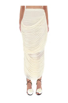 Magda Butrym Women's Draped Midi Skirt White