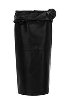 Magda Butrym Women's Midi Skirt with Detail Floral Black