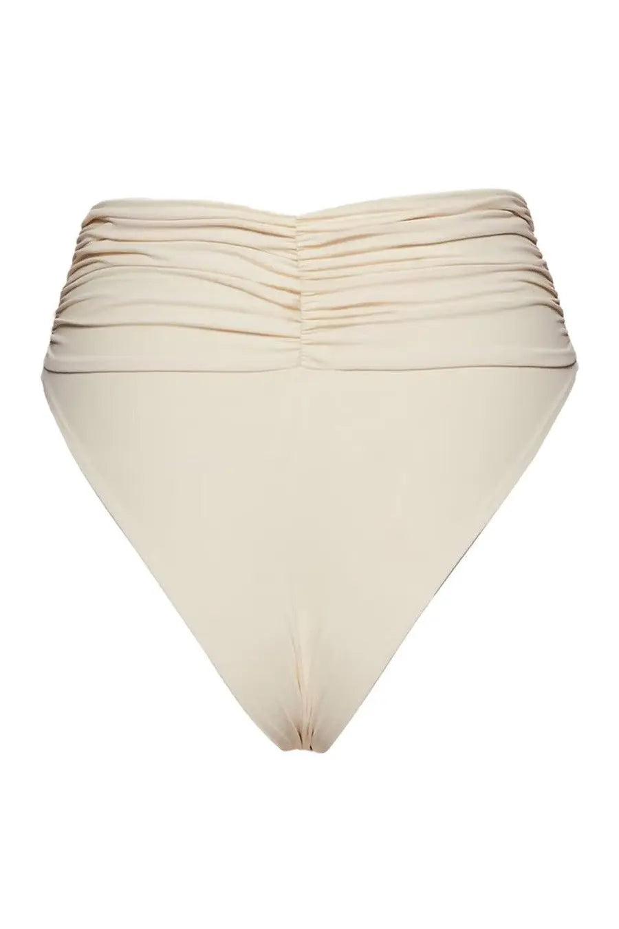 Magda Butrym Women's High Waist Bikini Bottoms White, view 3