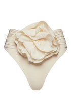 Magda Butrym Women's High Waist Bikini Bottoms White