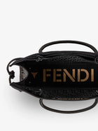 Fendi Women's Magic Shopper Bag in FF Fabric Brown, view 4