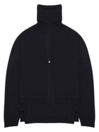 Department5 Women's Collar High Yugo Sweater Black