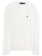 Polo Ralph Lauren Men's Cable-Knit Sweater White