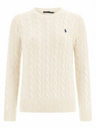 Polo Ralph Lauren Women's Cable-Knit Sweater White