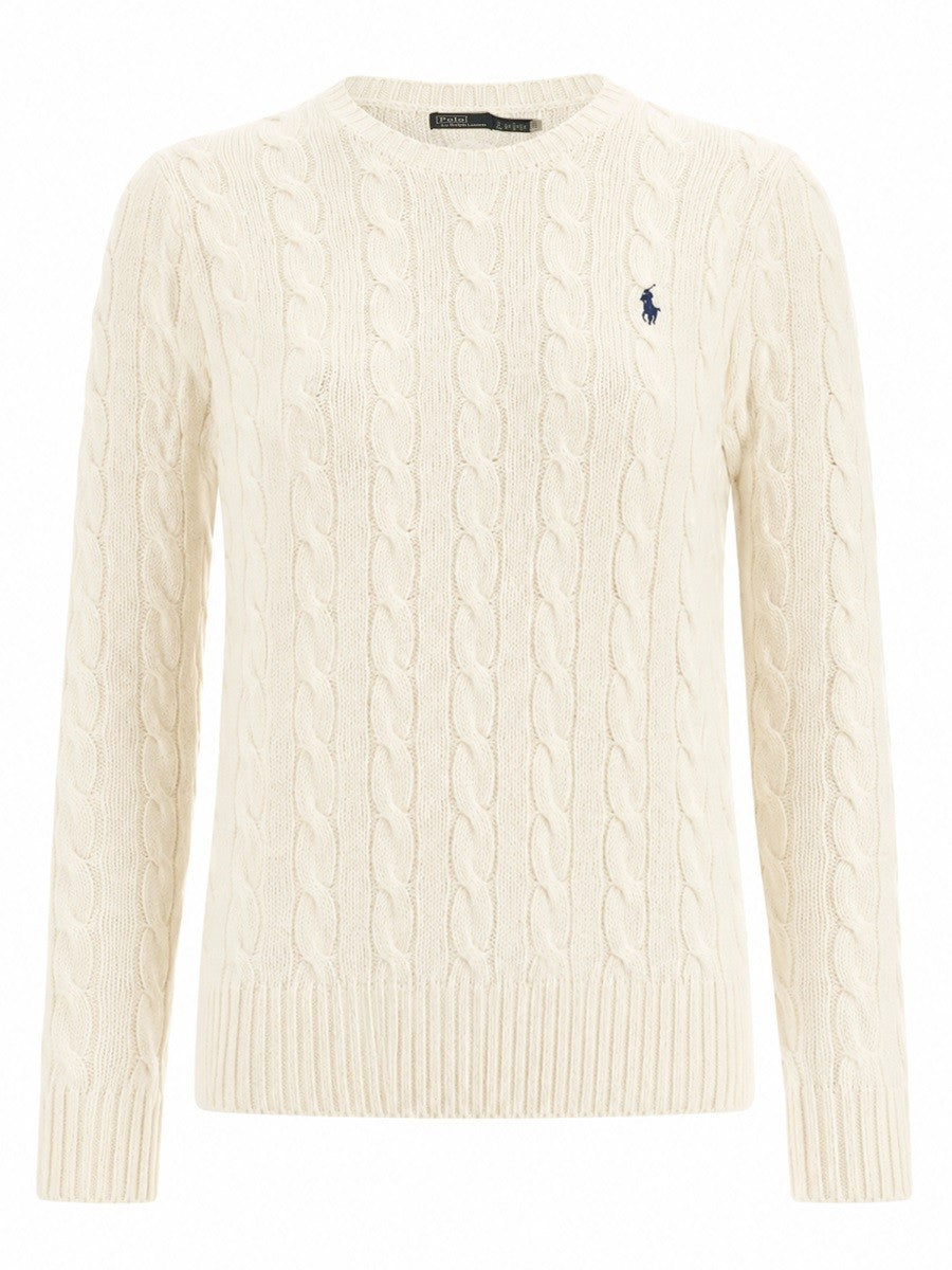 Polo Ralph Lauren Women's Maglia Trecce White