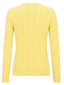 Polo Ralph Lauren Women's Maglia Trecce Yellow