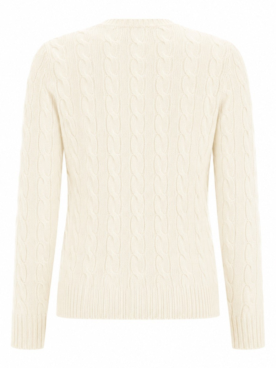 Polo Ralph Lauren Women's Maglia Trecce White