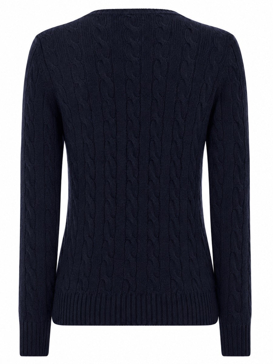 Polo Ralph Lauren Women's Cable-Knit Sweater Blue, view 2