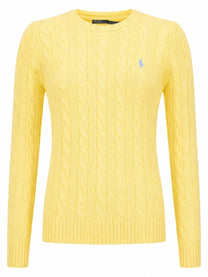 Polo Ralph Lauren Women's Maglia Trecce Yellow