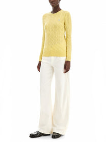 Polo Ralph Lauren Women's Maglia Trecce Yellow