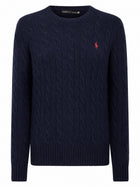 Polo Ralph Lauren Women's Cable-Knit Sweater Blue