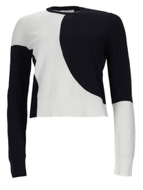 Max Mara Women's Viscose Crêpe Aderente Sweater Multicolor