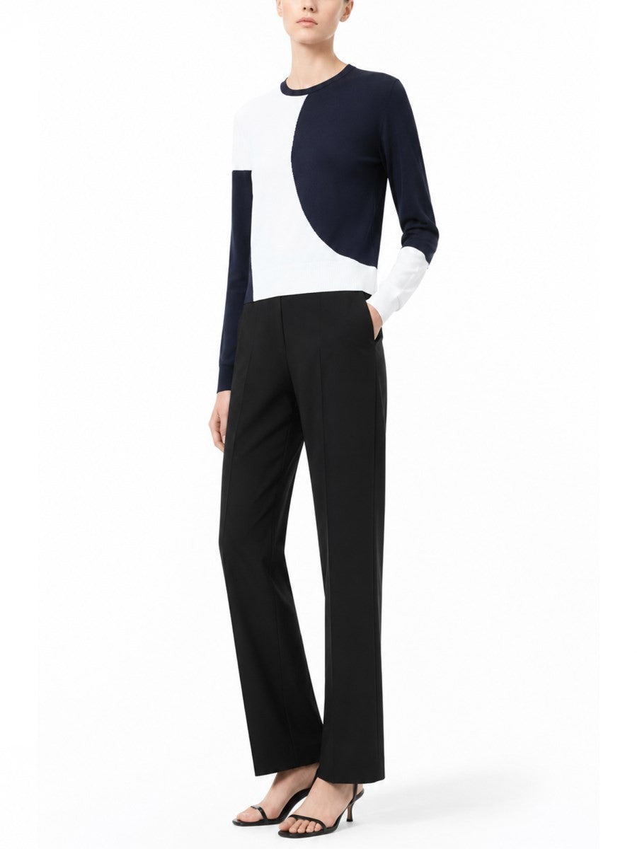 Max Mara Women's Viscose Crêpe Aderente Sweater Multicolor, view 2