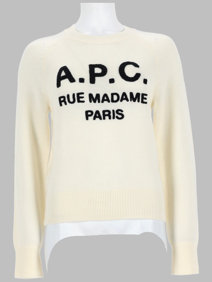 A.P.C Women's Maglia Alissa Con White