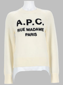 A.P.C Women's Maglia Alissa Con White