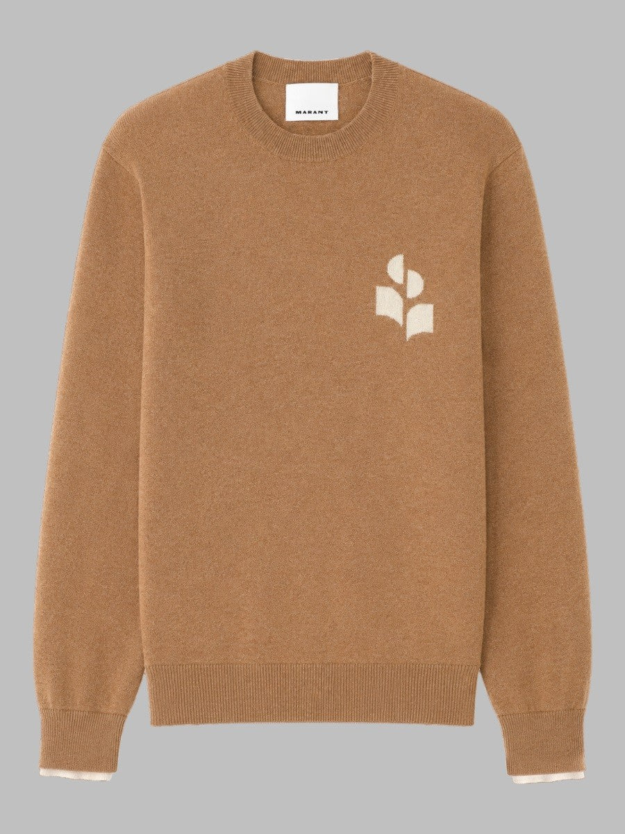 ISABEL MARANT Men's Maglia Antea Con Brown