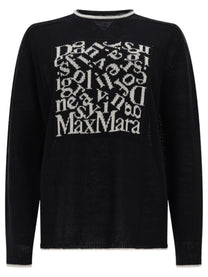 S MAX MARA Women's Maglia Attore in Lino Black