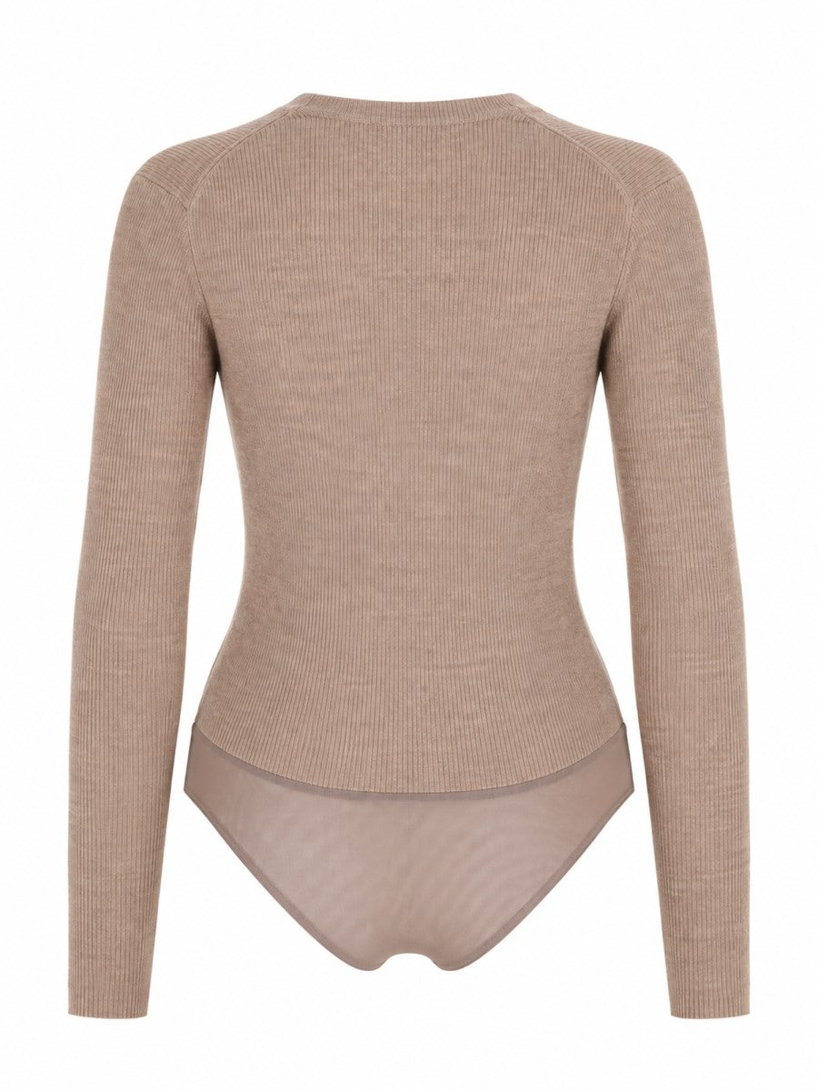 Max Mara Women's Filato Cashmere Body Sweater Beige