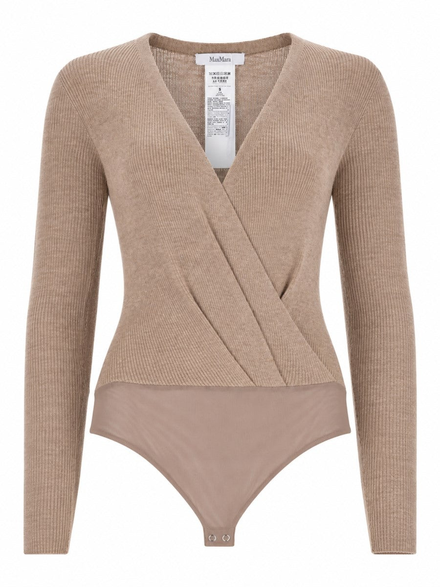 Max Mara Women's Filato Cashmere Body Sweater Beige