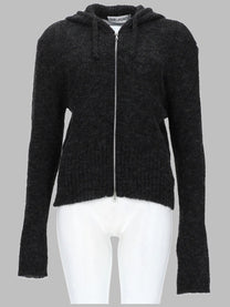 Our Legacy Women's Maglia Compact Con Zip Grey