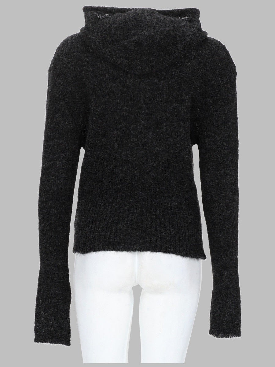 Our Legacy Women's Maglia Compact Con Zip Grey