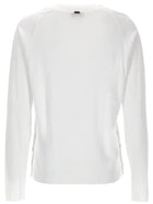 Herno Women's Sweater with Buttons Laterali White, view 3