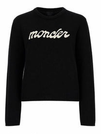 Moncler Women's Maglia Con Contrasto Black