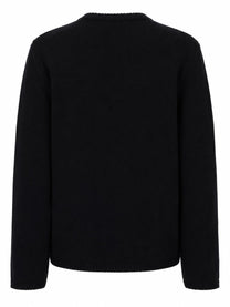 Moncler Women's Maglia Con Contrasto Black