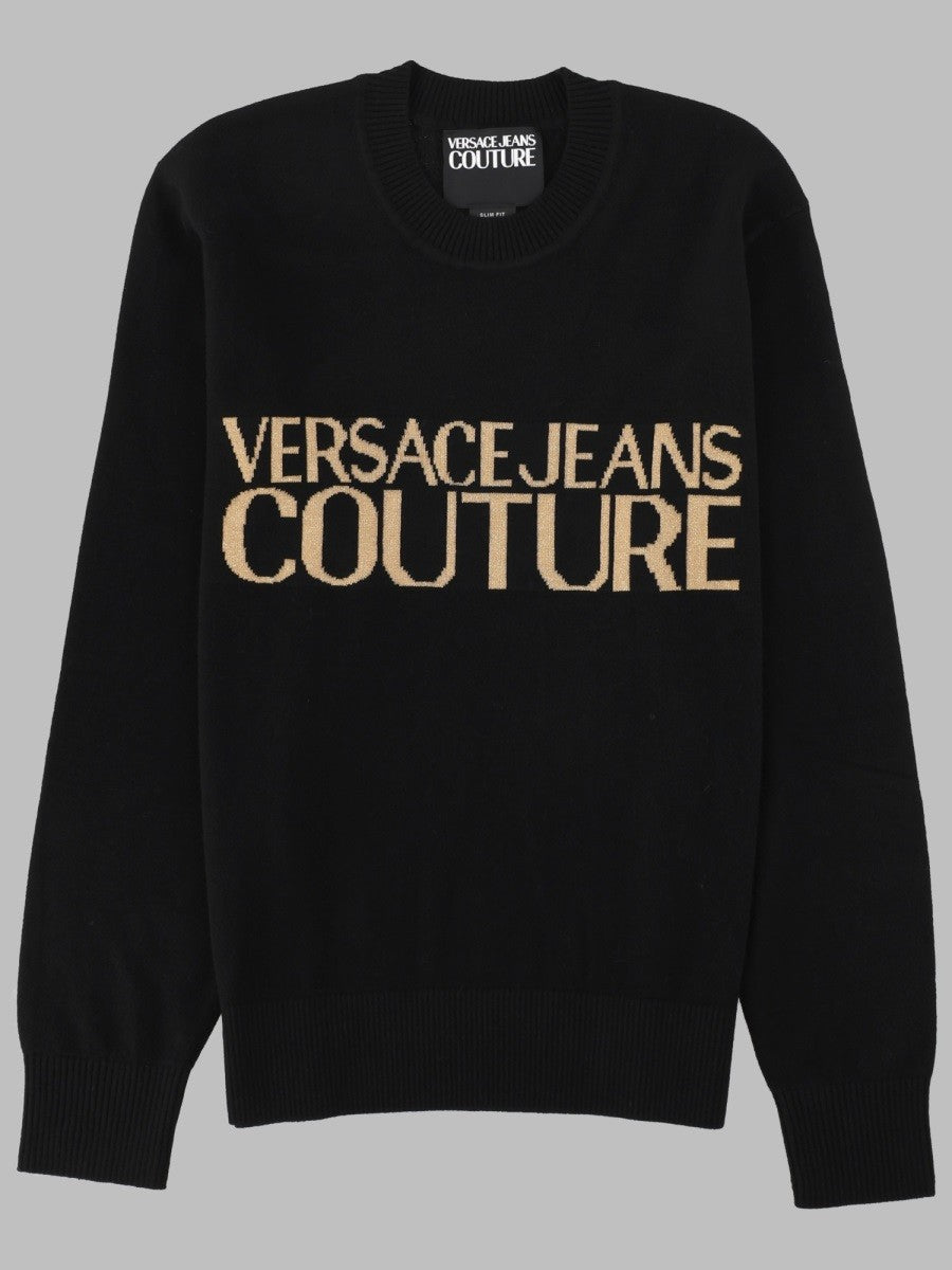 Versace Jeans Couture Men's Maglia Con Black