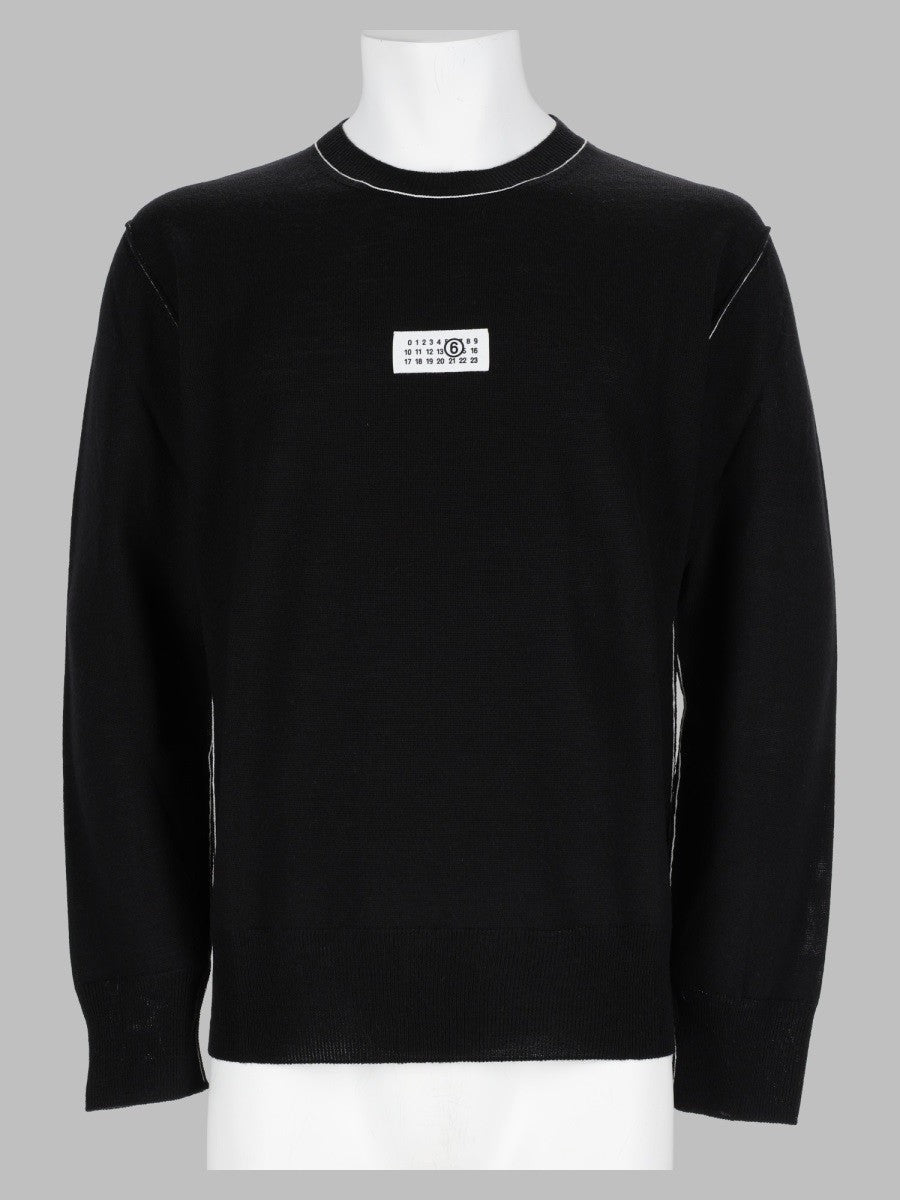 MM6 Maison Margiela Men's Maglia Con Black