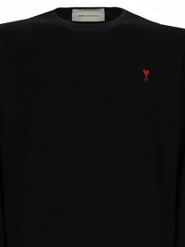 Ami Paris Men's Maglia Con Black