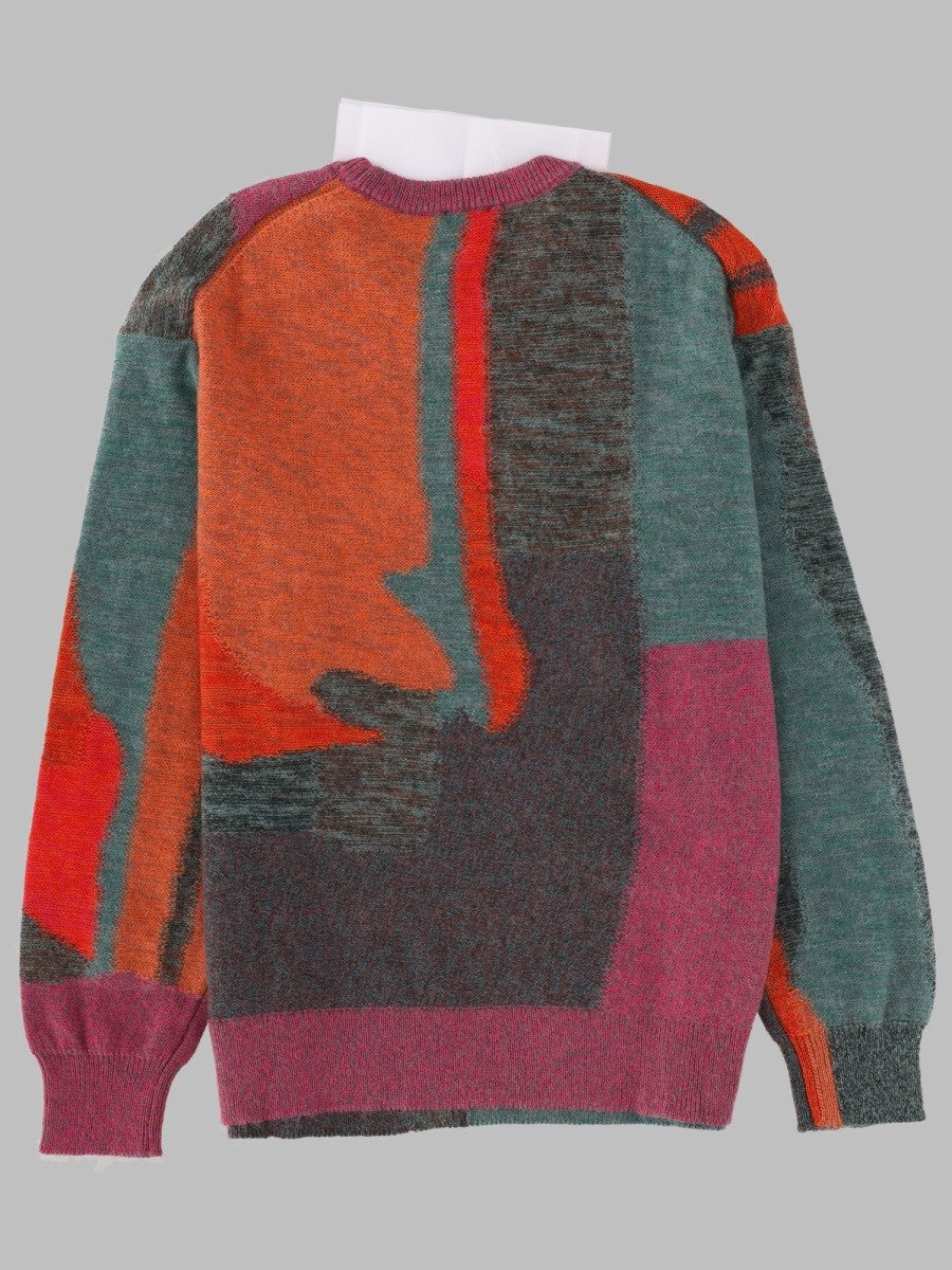 Ps By Paul Smith Men's Maglia Con Motivo Floreale Glitch Multicolor