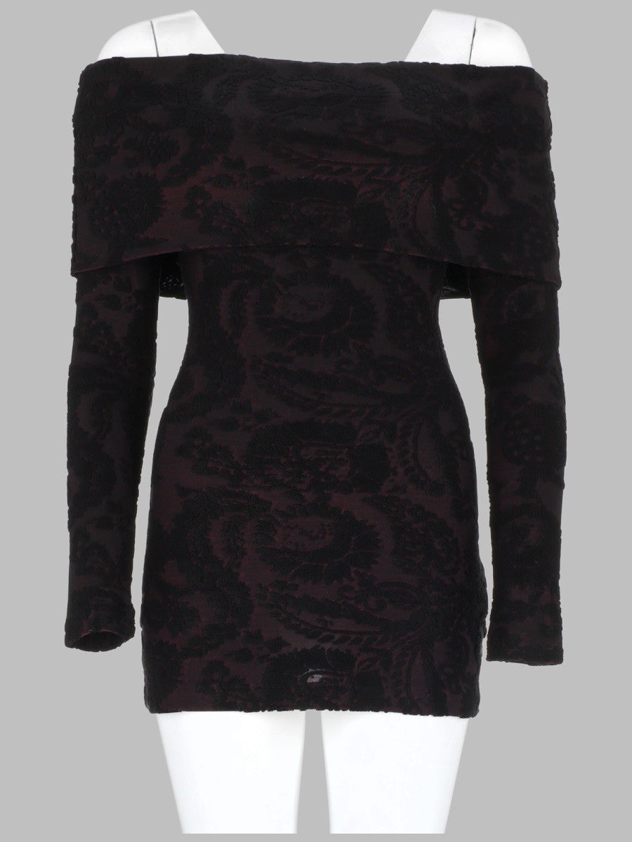 ETRO Women's Maglia Con Motivo Paisley Foliage Black