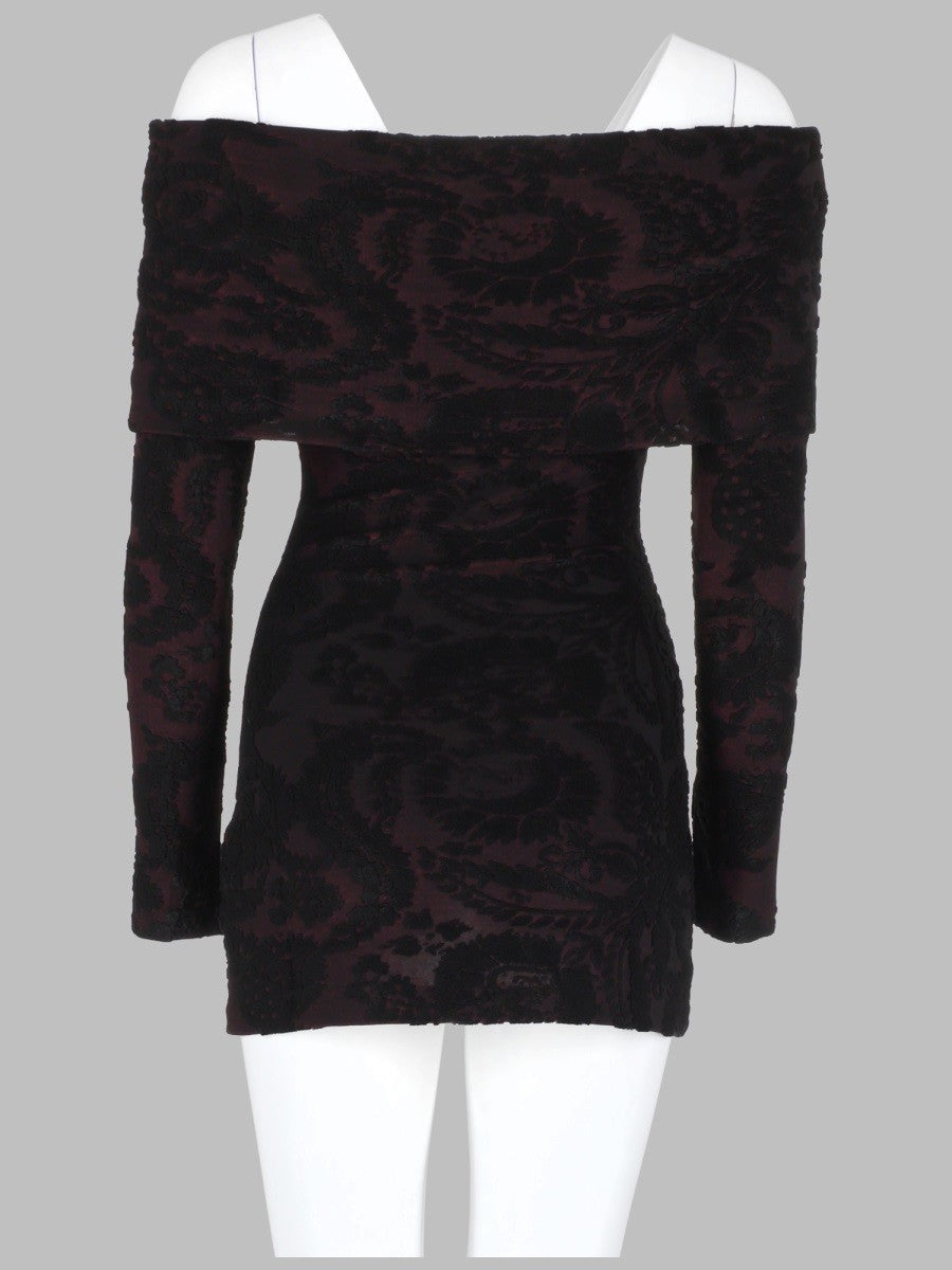 ETRO Women's Maglia Con Motivo Paisley Foliage Black