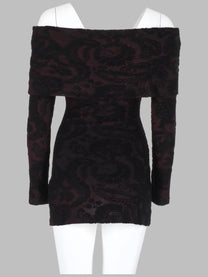 ETRO Women's Maglia Con Motivo Paisley Foliage Black