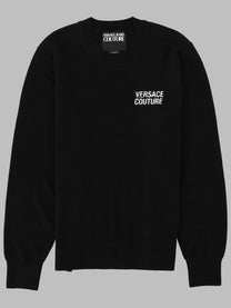Versace Jeans Couture Men's Maglia Con Patch Black