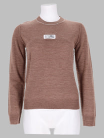 MM6 Maison Margiela Women's Maglia Con Patch Blue