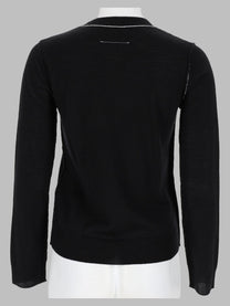 MM6 Maison Margiela Women's Maglia Con Patch Black