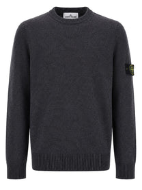 Stone Island Men's Maglia Con Patch Grey