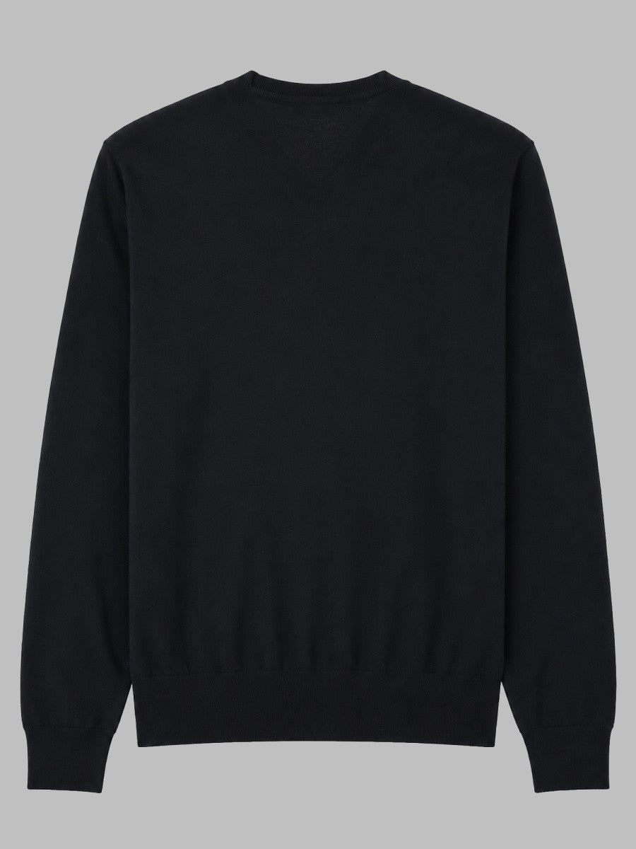 Tom Ford Men's Maglia Con Scollo Black