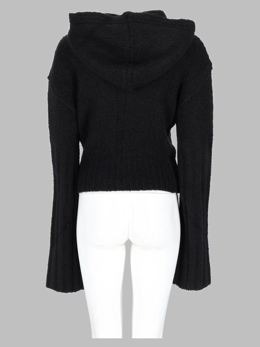 Rick Owens Women's Maglia Copper Con Cappuccio Black