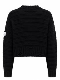 MM6 Maison Margiela Women's Maglia Cropped Black