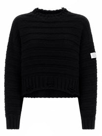 MM6 Maison Margiela Women's Maglia Cropped Black