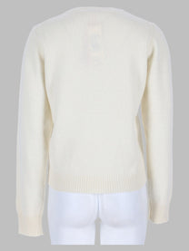Ganni Women's Maglia Horse White