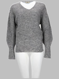 Herno Women's Maglia in Alpaca Lana Grey