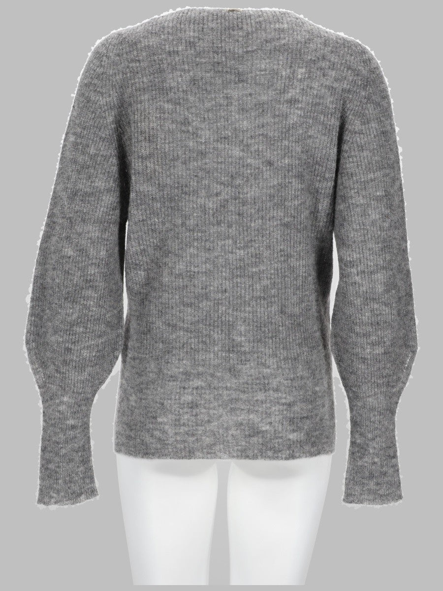 Herno Women's Maglia in Alpaca Lana Grey